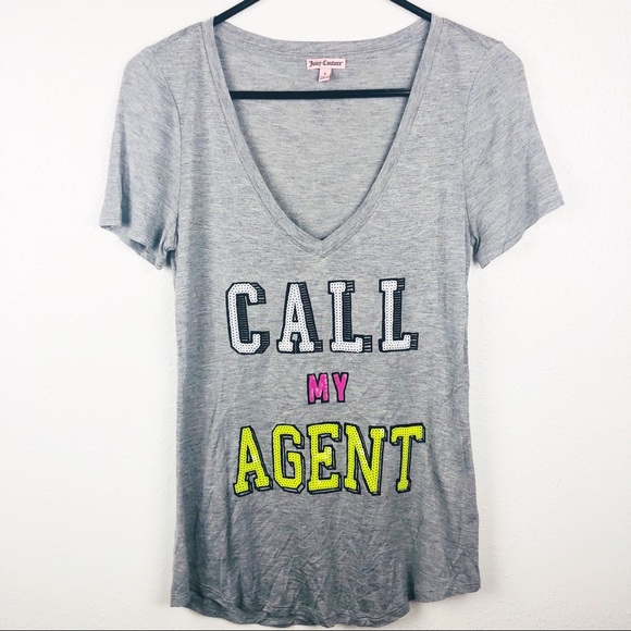 Juicy Couture Tops - Juicy Couture | Call My Agent Graphic T-Shirt